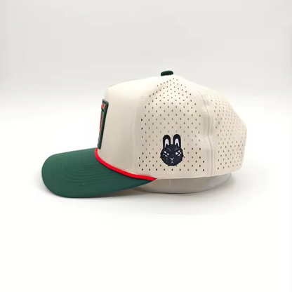 Side view of Philly Hat showcasing sleek profile, curved brim, and detailed stitching for a comfortable, everyday fit.