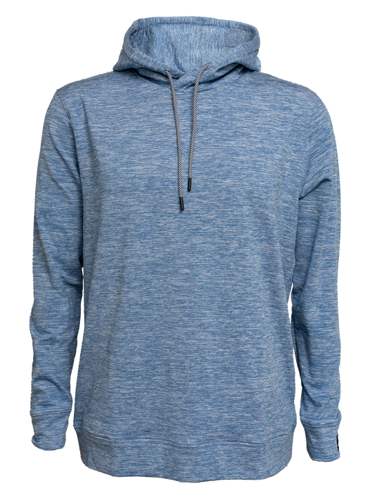 Front view of the Heather '88 hoodie, featuring a soft, cozy design with a minimalist style, perfect for casual wear and layering. Ideal for everyday comfort and effortless style.