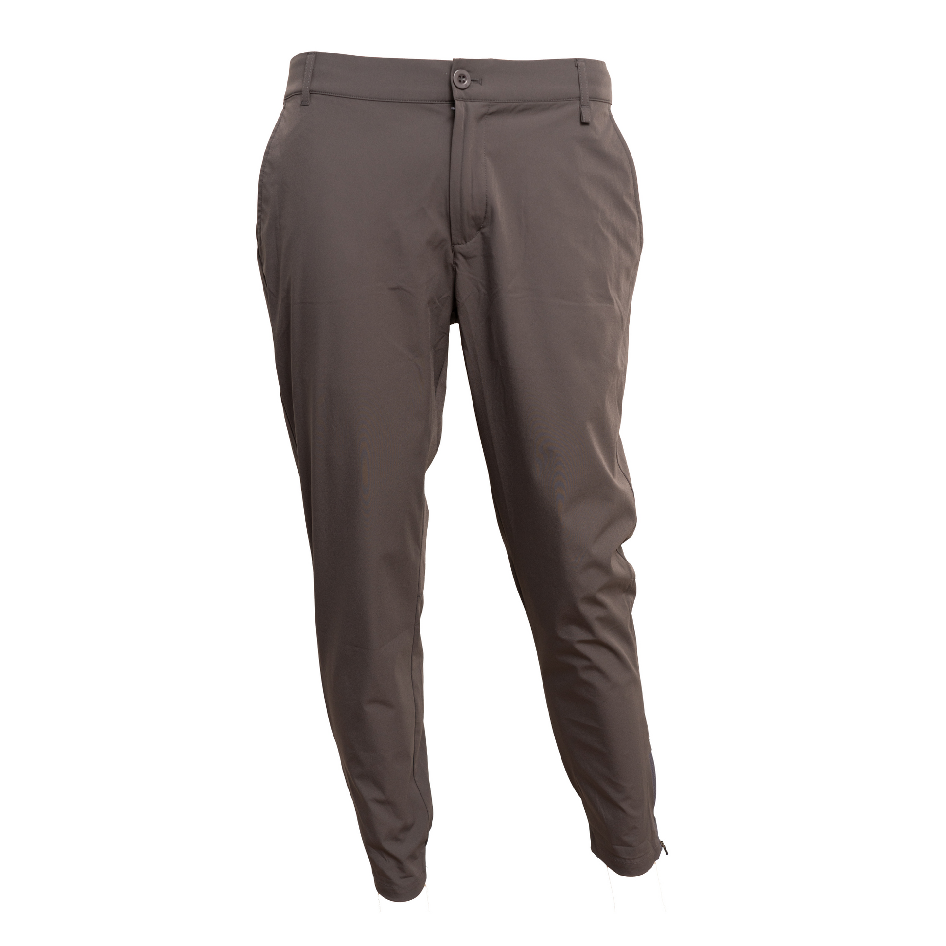 Front view of The Mulligan Grays golf joggers – lightweight, stretch-fit joggers for men, perfect for golf and casual wear