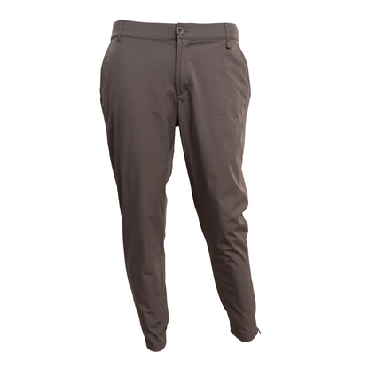 Front view of The Mulligan Grays golf joggers – lightweight, stretch-fit joggers for men, perfect for golf and casual wear