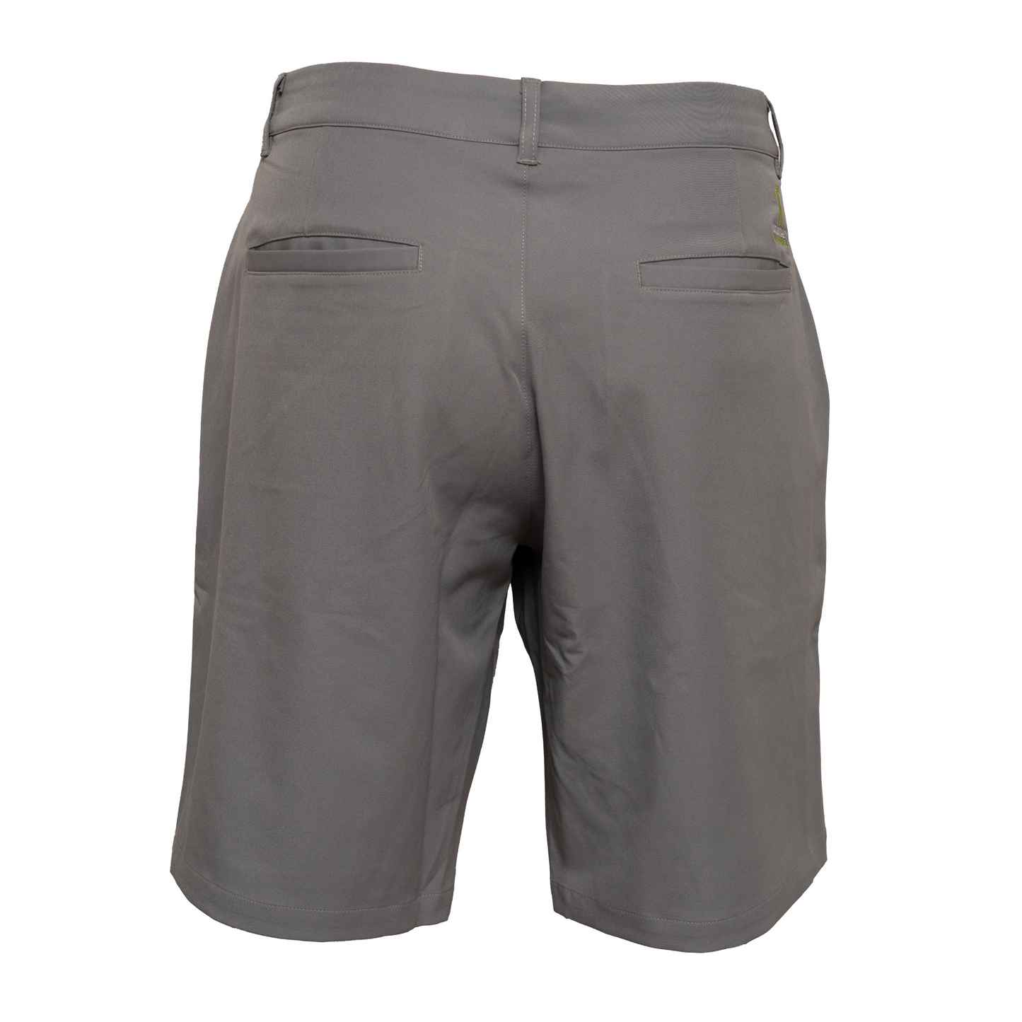 Back view of The Fairway Fog men’s golf shorts – tailored fit with performance fabric and functional pockets, ideal for all-day wear on and off the green.