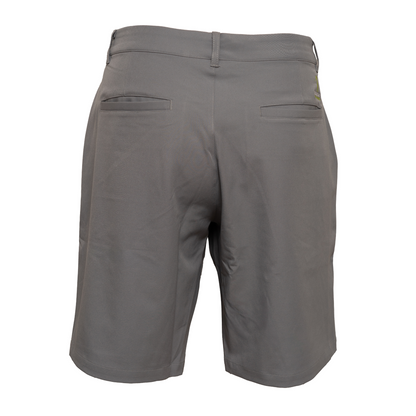 Back view of The Fairway Fog men’s golf shorts – tailored fit with performance fabric and functional pockets, ideal for all-day wear on and off the green.