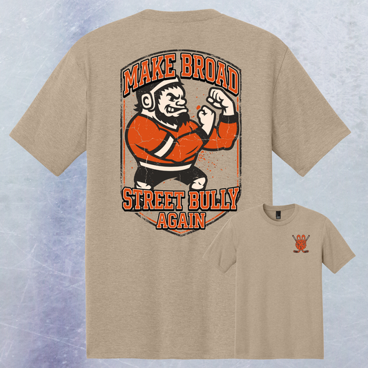 Make Broad Street Bullies Again Philly hockey t-shirt design